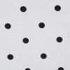 imageDII Polka Dot Kitchen Collection Placemats 13x19 Metallic WhiteSilver Reversible 4 PieceBlack Base White Dots