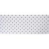 imageDII Polka Dot Kitchen Collection Placemats 13x19 Metallic WhiteSilver Reversible 4 PieceBlack Base White Dots