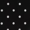 imageDII Polka Dot Kitchen Collection Placemats 13x19 Metallic WhiteSilver Reversible 4 PieceBlack Base White Dots