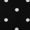 imageDII Polka Dot Kitchen Collection Placemats 13x19 Metallic WhiteSilver Reversible 4 PieceBlackWhite