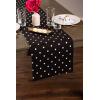 imageDII Polka Dot Kitchen Collection Placemats 13x19 Metallic WhiteSilver Reversible 4 PieceBlackWhite Reversible