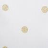 imageDII Polka Dot Kitchen Collection Placemats 13x19 Metallic WhiteSilver Reversible 4 PieceMetallic WhiteGold