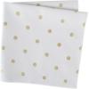 imageDII Polka Dot Kitchen Collection Placemats 13x19 Metallic WhiteSilver Reversible 4 PieceMetallic WhiteGold