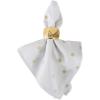 imageDII Polka Dot Kitchen Collection Placemats 13x19 Metallic WhiteSilver Reversible 4 PieceMetallic WhiteGold