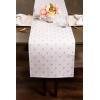 imageDII Polka Dot Kitchen Collection Placemats 13x19 Metallic WhiteSilver Reversible 4 PieceMetallic WhiteGold Reversible