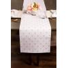 imageDII Polka Dot Kitchen Collection Placemats 13x19 Metallic WhiteSilver Reversible 4 PieceMetallic WhiteGold Reversible