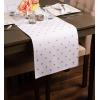 imageDII Polka Dot Kitchen Collection Placemats 13x19 Metallic WhiteSilver Reversible 4 PieceMetallic WhiteSilver Reversible