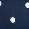 imageDII Polka Dot Kitchen Collection Placemats 13x19 Metallic WhiteSilver Reversible 4 PieceNavyWhite