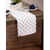 imageDII Polka Dot Kitchen Collection Placemats 13x19 Metallic WhiteSilver Reversible 4 PieceNavyWhite Reversible