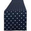 imageDII Polka Dot Kitchen Collection Placemats 13x19 Metallic WhiteSilver Reversible 4 PieceNavyWhite Reversible