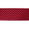imageDII Polka Dot Kitchen Collection Placemats 13x19 Metallic WhiteSilver Reversible 4 PieceRed Base White Dots