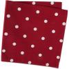 imageDII Polka Dot Kitchen Collection Placemats 13x19 Metallic WhiteSilver Reversible 4 PieceRed Base White Dots