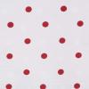 imageDII Polka Dot Kitchen Collection Placemats 13x19 Metallic WhiteSilver Reversible 4 PieceRed Base White Dots