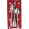 imageDII Polka Dot Kitchen Collection Placemats 13x19 Metallic WhiteSilver Reversible 4 PieceRed Base White Dots