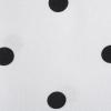 imageDII Polka Dot Kitchen Collection Placemats 13x19 Metallic WhiteSilver Reversible 4 PieceWhiteBlack