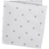 imageDII Polka Dot Kitchen Collection Placemats 13x19 Metallic WhiteSilver Reversible 4 PieceWhiteMetallic Silver