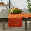 imageDII Quilted Farmhouse Collection Tabletop Placemat Set Gray 6 PiecePumpkin Spice