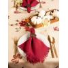 imageDII Rustic Autumn Leaves Kitchen Collection Thanksgiving ampamp Fall Table Dcor Napkin Set 20x20 6 PieceAutumn Leaves