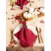 imageDII Rustic Autumn Leaves Kitchen Collection Thanksgiving ampamp Fall Table Dcor Napkin Set 20x20 6 PieceAutumn Leaves