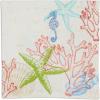 imageDII Seashore Collection Beach House Dcor Napkin Set 20x20 Natural Tassel 6 PieceLagoon