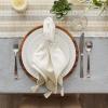 imageDII Seashore Collection Beach House Dcor Napkin Set 20x20 Natural Tassel 6 PieceNatural Tassel