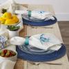 imageDII Seashore Collection Beach House Dcor Napkin Set 20x20 Natural Tassel 6 PieceTurquoise Turtle