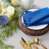 imageDII Solid Napkin Set Collection 20x20 Artichoke 6 PieceAnchor Blue