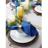 imageDII Solid Napkin Set Collection 20x20 Artichoke 6 PieceAnchor Blue