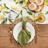 imageDII Solid Napkin Set Collection 20x20 Artichoke 6 PieceAntique Green