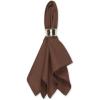 imageDII Solid Napkin Set Collection 20x20 Artichoke 6 PieceBark Brown