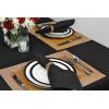 imageDII Solid Napkin Set Collection 20x20 Artichoke 6 PieceBlack