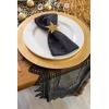 imageDII Solid Napkin Set Collection 20x20 Artichoke 6 PieceBlack