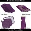 imageDII Solid Napkin Set Collection 20x20 Artichoke 6 PieceEggplant