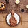imageDII Solid Napkin Set Collection 20x20 Artichoke 6 PieceLeather Brown