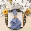 imageDII Solid Napkin Set Collection 20x20 Artichoke 6 PieceStonewash Blue