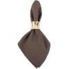 imageDII Solid Napkin Set Collection 20x20 Honey Gold 6 PieceDark Brown