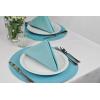 imageDII Solid Pastel Napkin Set Cotton Machine Washable 20x20 Inch Sky Blue 6 CountAqua