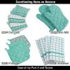 imageDII Solid Pastel Napkin Set Cotton Machine Washable 20x20 Inch Sky Blue 6 CountAqua