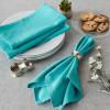 imageDII Solid Pastel Napkin Set Cotton Machine Washable 20x20 Inch Sky Blue 6 CountAqua Waters