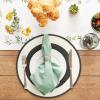 imageDII Solid Pastel Napkin Set Cotton Machine Washable 20x20 Inch Sky Blue 6 CountJadeite