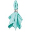 imageDII Solid Pastel Napkin Set Cotton Machine Washable 20x20 Inch Sky Blue 6 CountLight Aqua