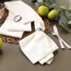 imageDII Solid Pastel Napkin Set Cotton Machine Washable 20x20 Inch Sky Blue 6 CountOffwhite