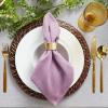 imageDII Solid Pastel Napkin Set Cotton Machine Washable 20x20 Inch Sky Blue 6 CountPlum Perfect Tonal