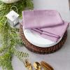 imageDII Solid Pastel Napkin Set Cotton Machine Washable 20x20 Inch Sky Blue 6 CountPlum Perfect Tonal