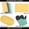imageDII Solid Pastel Napkin Set Cotton Machine Washable 20x20 Inch Sky Blue 6 CountYellow