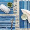 imageDII Southwest Collection Tabletop Table Runner 14x72 NaturalBlue