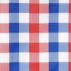 imageDII Spanish Tile Print Collection Vinyl MultiUse Flannel Backed Tablecloth Rectangle 60x84 Spanish TileRed  White   Blue Check