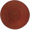 imageDII Tabletop Collection Variegated Round Placemat Round 15quot Diameter Blue 6 PieceRed