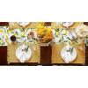 imageDII Variegated Tabletop Collection Placemat Set3x19 Tango Red 6 PieceApricot