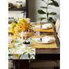 imageDII Variegated Tabletop Collection Placemat Set3x19 Tango Red 6 PieceApricot